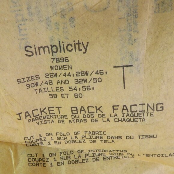simplicity 7896 sewing pattern dress, jacket, top, pants, skirt - Picture 8 of 9